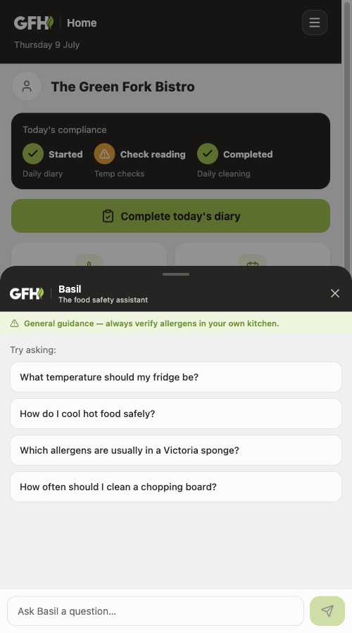 Basil AI assistant