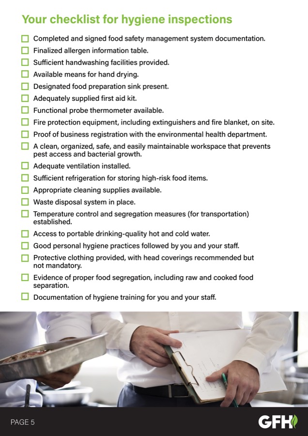 Guide page: readiness checklist