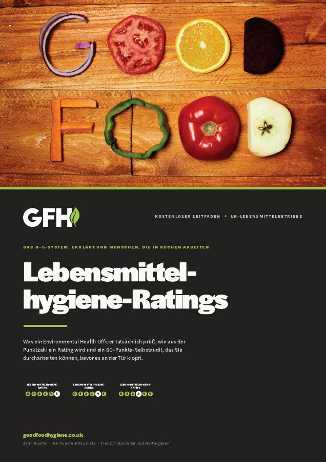 GFH Guidebook & Checklist for Business — Food Hygiene Ratings