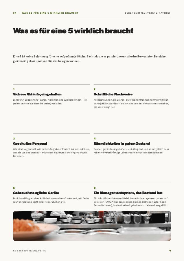 Guide page: what a 5 actually takes