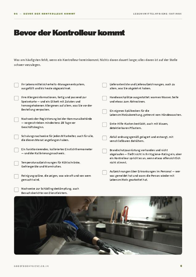 Guide page: before the officer arrives