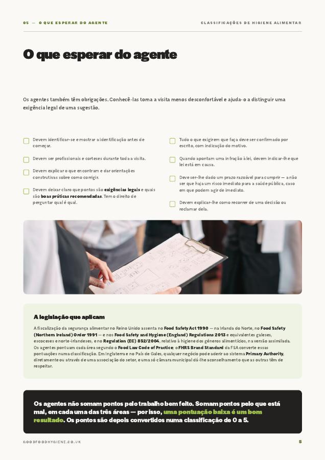Guide page: what to expect from the officer