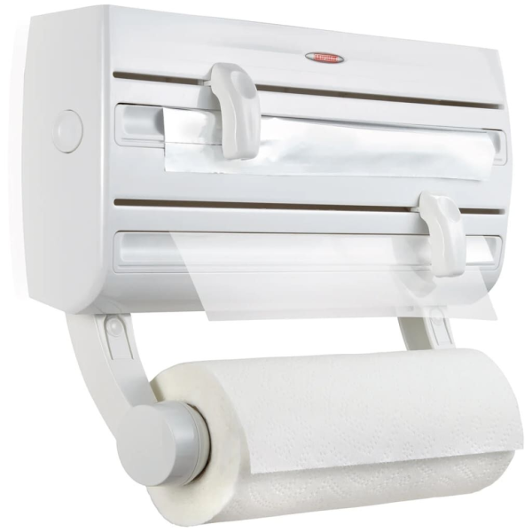 Wall-Mounted Roll Holder White - Image 2
