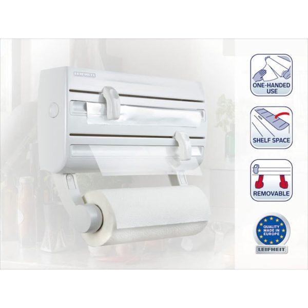 Wall-Mounted Roll Holder White - Image 3
