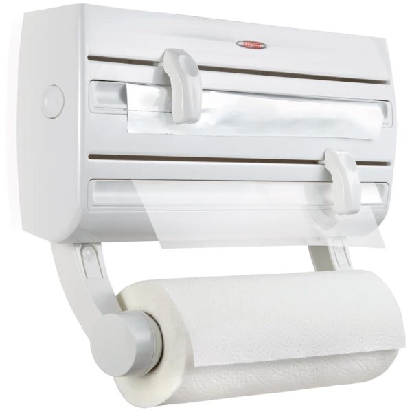 Wall-Mounted Roll Holder White