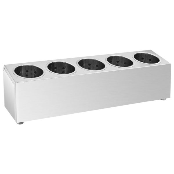 Cutlery Holder 4 Grids Square Stainless Steel - Image 10