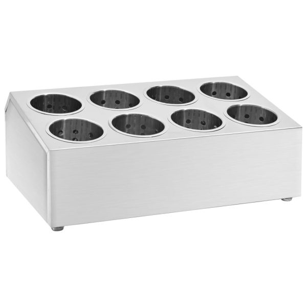 Cutlery Holder 4 Grids Square Stainless Steel - Image 12