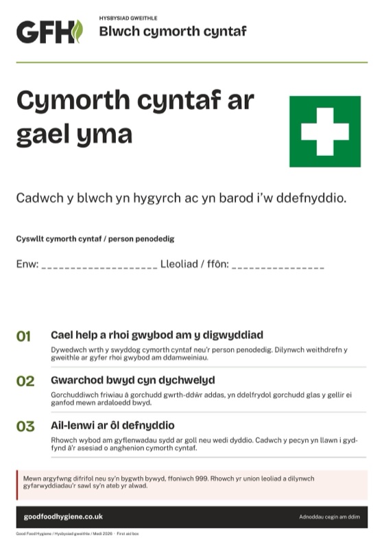 Blwch cymorth cyntaf