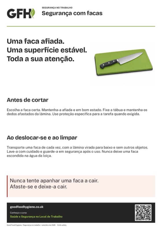 Segurança com facas
