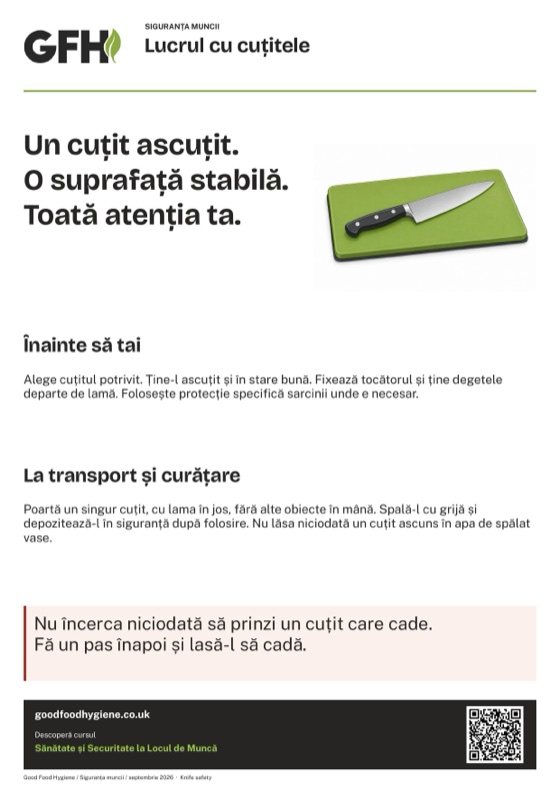 Lucrul cu cuțitele