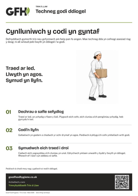 Techneg godi ddiogel