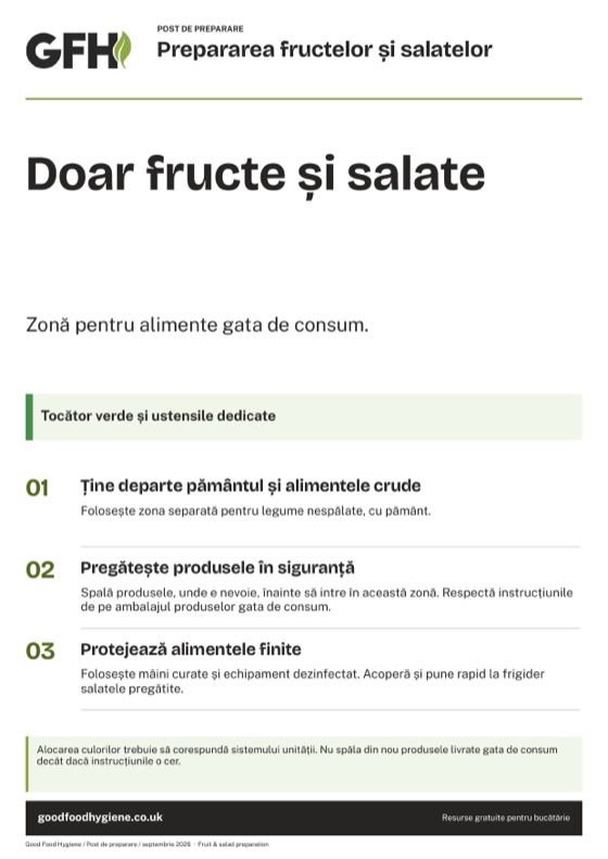 Semn de post: fructe și salate