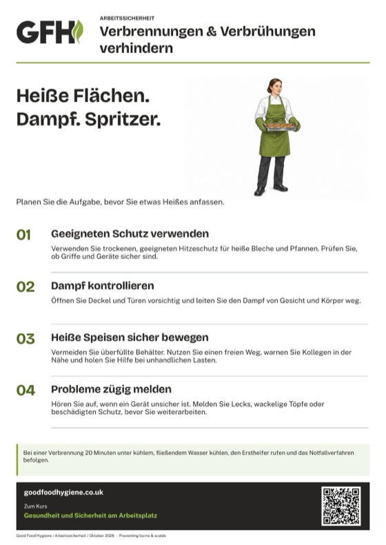 Verbrennungen & Verbrühungen verhindern
