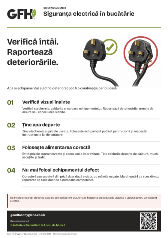 Siguranța electrică în bucătărie