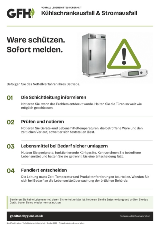 Kühlschrankausfall & Stromausfall