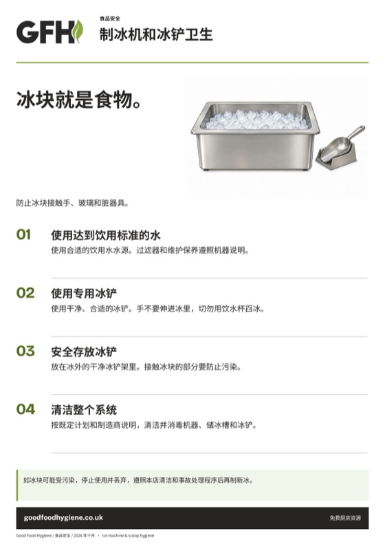 制冰机和冰铲卫生