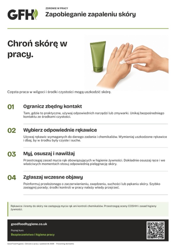 Zapobieganie zapaleniu skóry