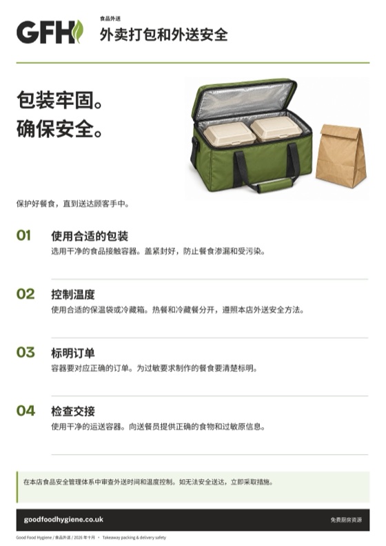 外卖打包和外送